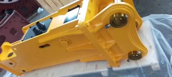 เหล็กกันลื่นไถลแบบหนา 30t Backhoe 36t Hydraulic Breaker For Skid Steer
