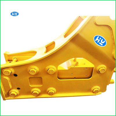 เครื่องบดหินแบบไฮดรอลิกแบบปิดกล่อง 40Cr Excavator Backhoe Rock Hammer