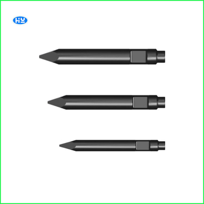 เครื่องมือสิ่วเบรกเกอร์ไฮดรอลิกคอนกรีตชี้ 30T น้ำหนักรถ 150 มม. Rod